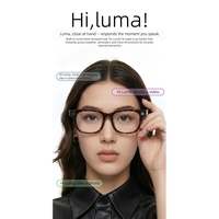 Lunettes Intelligentes IA avec Traduction ChatGPT, Appel ENC, Lecteur de Musique, Enregistrement Vidéo Haute Définition sans Fil BT, Caméra Pexie 1300W