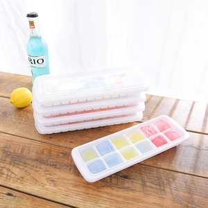 Bandeja de silicona para cubitos de hielo con tapa, 12, 48, 60 compartimentos, fácil de desmoldar, para uso doméstico - Product Image 3