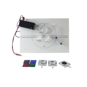 Kit De óptica Física Con 3 Fuentes De Luz De Colores Primarios | Equipo De Plástico Para Experimentos De Luz, Ideal Para Enseñanza En Secundaria
