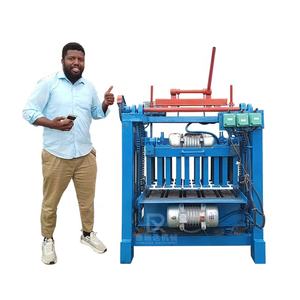 Mesin Pembuat Batu Bata Semi-otomatis Profesional Mesin Pembuat Blok Beton Berongga Mesin Pembuat Blok Interlocking - Product Image 1