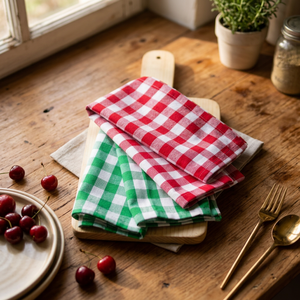 Waffle Woven Disposable <b>Kitchen</b> Towel Quick-Dry Compressed Eco-Friendly Antimicrobial Luxury Texture Soft Absorbent Cotton - Product Image 1