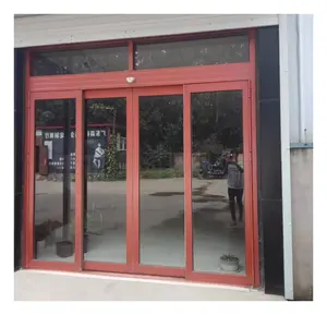 European Style KFC Aluminium Alloy Door For Flower Shop Coffee Shop