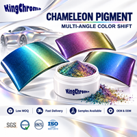 Poudre de Pigment Mica Caméléon Standard Effet Duochrome à Changement de Couleur Résistante à la Chaleur pour Coques d'Appareils, Revêtements de Chaussures, OEM