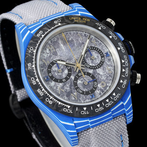 Exquisito Reloj <span class=keywords><strong>de</strong></span> Pulsera <span class=keywords><strong>de</strong></span> Carbono NTPT, Cronógrafo Redondo con Meteorito, Esqueleto Automático, Reloj Deportivo para Hombre - Product Image 2