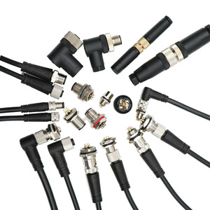IP67 M5กันน้ำวงกลม M9 M12 M16 M23 NMEA2000ขั้วต่อ3 4 5 6 8 12พินคอนเนคเตอร์ Cat6ตัวเมีย - Product Image 3