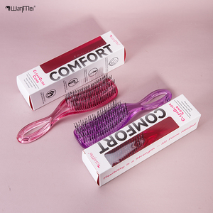 หวีลายเสือดาวแบบพกพา Wanmei สำหรับผมพันกัน หวีแปรงผมสำหรับผมเปียกหรือผมแห้ง ใช้ในบ้าน - Product Image 6