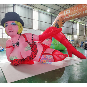 เครื่องตกแต่งเวทีดนตรีเป่าลมขนาดยักษ์พัดลมในตัวสำหรับเด็กผู้หญิงสวยกิจกรรม<span class=keywords><strong>จำลอง</strong></span>โรซี่ลูกโป่ง Xixi - Product Image 3