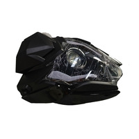 Phare de moto avant LED universel de brouillage de couleur noire en plastique ABS pour WING EVO II