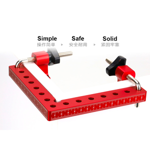Outil de menuisier de type L à angle de 90 degrés Outils de menuiserie de qualité bricolage Serrage de positionnement de carrés OEM pour pinces d'angle de boîtes - Product Image 4