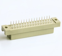 2.54mm 348 암수 DIN41612 커넥터 PCB용 유로 30-96핀 48핀 트리플 로우 B 중간 빈 로우