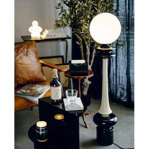 Vintage Style Floor <b>Lamp</b> Black Retro LED Ambient Lighting For Living Room Bedroom <b>Study</b> Home Decor - Product Image 3