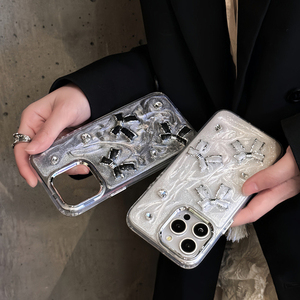 <span class=keywords><strong>Coque</strong></span> <span class=keywords><strong>de</strong></span> téléphone pour <span class=keywords><strong>iPhone</strong></span> 16 Pro Max, gris argenté, nœud papillon, colle liquide, paillettes, nœud papillon, luxe, pour femmes, <span class=keywords><strong>coque</strong></span> pour <span class=keywords><strong>iPhone</strong></span> <span class=keywords><strong>14</strong></span>, strass, <span class=keywords><strong>coque</strong></span> 15 <span class=keywords><strong>14</strong></span> - Product Image 5