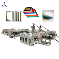 WPC PVC mousse Skinning Board modèles de construction plaque publicité affiche plastique extrudeuse Machine