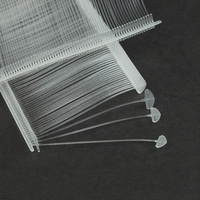 Épingle à étiquette fine en forme de D de haute qualité en plastique nylon et PP pour vêtements chaussures sacs-à utiliser avec des accessoires de vêtement de pistolet à étiquette
