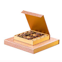 Boîte cadeau en papier de luxe personnalisée fermeture magnétique Biscuit Pâtisserie Dessert Donut Boîte d'emballage en carton Biscuits Bonbons Chocolat Date