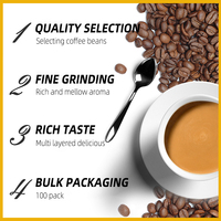 Café instantané doux 3-en-1 saveur crème et mocha, 12g x 100 sticks (1,2 kg) – Fournisseur OEM transfrontalier