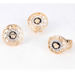 Fabricante de joyas al por mayor, chapado en oro, 2020, personalizado, cabeza de león, conjuntos de joyas africanas, collar - Product Image 4