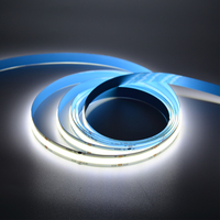 Bande lumineuse LED COB 320 LED/m 24V IP20 sans points, flexible, linéaire, pour éclairage commercial intérieur, plafond, etc.