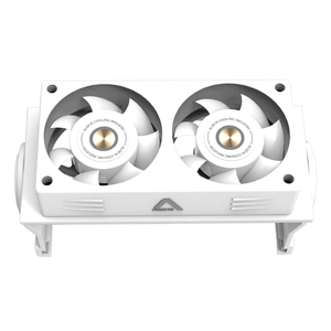 Nouveau Radiateur de Refroidissement à Bande Mémoire ARGB Double Ventilateur 6CM Lumière Divine Blanc 5V Synchronisé pour Boîtiers d'Ordinateur – Vente Chaude 2025 - Product Image 5
