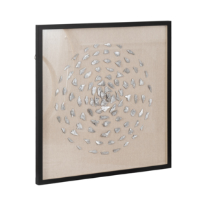Stone <b>Shadow</b> <b>Box</b> Wall Art Radiating Pattern Decor for Living Room Office Bedroom Dining - Product Image 1