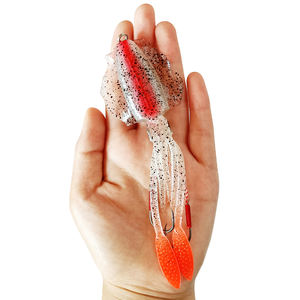 Señuelos de Pesca de calamar suave, 15cm, 60g, cebos <span class=keywords><strong>octupus</strong></span> suaves de pvc respetuosos con el medio ambiente con anzuelos de jigging - Product Image 6