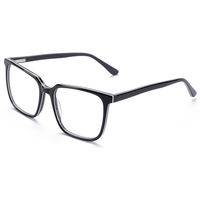 Monture de lunettes rectangulaire classique Elan Optical RD26085 de bonne qualité, monture intégrale unisexe en acétate, lunettes optiques écologiques