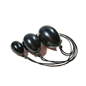 DIY, la mejor oferta, palillo de huevos de <span class=keywords><strong>Jade</strong></span> Yoni, 3 uds., cristal de cuarzo Natural perforado, huevos de <span class=keywords><strong>Jade</strong></span>, adornos de piedra para masaje, decoración de jardín - Product Image 5