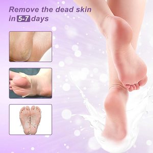 Masque pour les pieds (2 paires), masque pour les pieds <span class=keywords><strong>à</strong></span> l'aloe Vera, exfoliant pour peaux mortes, masque pour les pieds <span class=keywords><strong>à</strong></span> peau sèche - Product Image 6