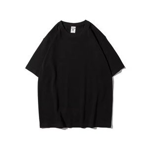 Camiseta Lisa de Color Sólido al por Mayor, Personalizable con Serigrafía Digital, Logotipo de Marca, 100% Algodón, Talla Grande para Hombre - Product Image 2
