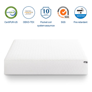 Trung Quốc Nhà máy trực tuyến bán <span class=keywords><strong>10</strong></span> inch làm mát Gel Bộ nhớ bọt có thể điều chỉnh giường cuộn lên tùy chỉnh nệm - Product Image 2