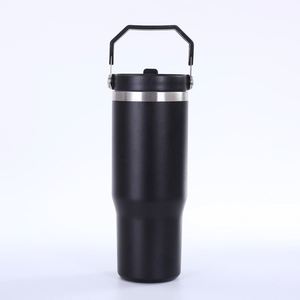 Vaso de Viaje para Auto con Asa Lateral, Termo de Acero Inoxidable de 20oz con Aislamiento al Vacío para Bebidas Diarias - Product Image 6