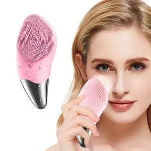 Silicone À Prova D' Água Massageador Facial de Limpeza Escova de Rosto Limpador de Private Label