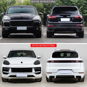 Amélioration de la carrosserie de voiture 2015-2017 : design sportif, pare-chocs avant, phares LED, passages de roues, jupes latérales, garde-boue, hayon, pare-chocs arrière - Product Image 2