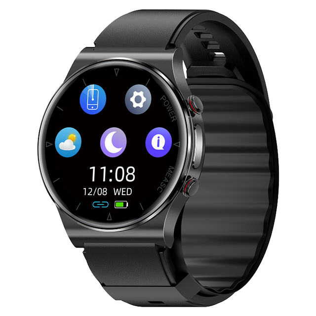 New P70 Smartwatch IP68 Android Compatible Heart Rate Blood Oxygen Monitor Fitness Tracker 1.32" IPS Display