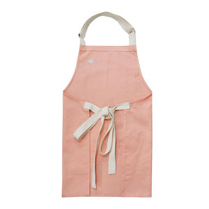 Delantal de Cocina Rosa para Niños, Delantal Profesional Unisex con 2 Bolsillos para Cocinar, Trabajar, Hornear, Delantal de Algodón - Product Image 6