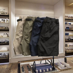 Shorts cargo décontractés pour hommes, tendance, de marque, à séchage rapide, imperméables, respirants, nouveau style, taille mi-haute, cordon de serrage - Product Image 2
