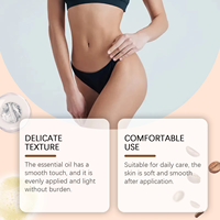 Huile corporelle de massage raffermissante pour le corps entier, marque privée, huile de jojoba réduisant la cellulite, revitalisant pour la peau, huile essentielle