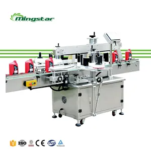 Mingstar 산업용 스티커 병 라벨링 기계 라운드 병 라벨 인쇄기