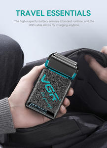 <span class=keywords><strong>Rasoir</strong></span> électrique <span class=keywords><strong>professionnel</strong></span> rechargeable à grande vitesse VGR V-374 à double lame pour hommes, tondeuse à barbe pour <span class=keywords><strong>tête</strong></span> <span class=keywords><strong>chauve</strong></span> - Product Image 6