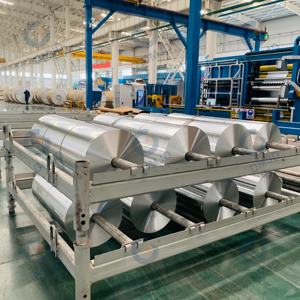 Aluminium folien rolle 3003 3004 3105 3005 1235 8011 8021 8079 Jumbo-Rolle in Lebensmittel qualität Aluminium folien rolle - Product Image 2