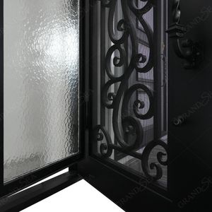 Fabricante de Elegantes Diseños de Puertas de Hierro Forjado para Entrada Principal - Product Image 6