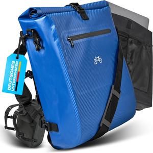 Bolsa de <span class=keywords><strong>bicicleta</strong></span> 3 en 1 para alforja con mochila impermeable 25L bolsa de Alforja reflectante con red de <span class=keywords><strong>casco</strong></span> resistente al desgarro - Product Image 1