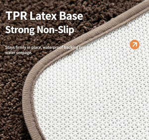 Water Absorbent Non <b>Slip</b> Bath <b>Mat</b> Quick Dry Bathroom Floor <b>Mat</b> Door <b>Mat</b> For Toilet Bedroom Entrance - Product Image 5