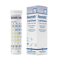 Tiras reactivas Quantofix LubriCheck 15-200 mmol/L KOH semicuantitativas para refrigerante y lubricante