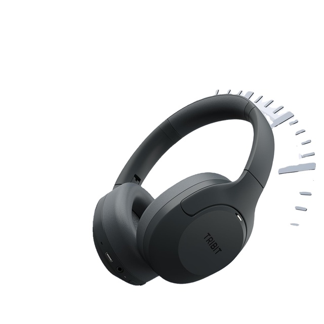 Tribit Wireless Over-Ear Headphones QuietPlus 81 Active Noise CancellingBluetooth 6.0 110H Playtime 6 Custom EQ Via App