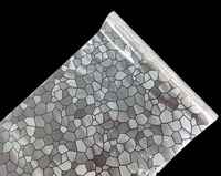 Transparente entfernbare statische Sichtschutz glas 3D matti erte Fenster folien