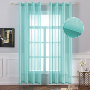 <span class=keywords><strong>Rideau</strong></span> Voile <span class=keywords><strong>Blanc</strong></span> en Polyester Prêt-à-Poser pour Fenêtre, Vente en Gros - Product Image 5