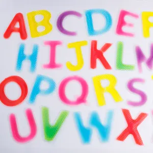 教育英语字母字母学习触觉玩具软软的闪光感觉凝胶液体形状与纹理为自闭症儿童