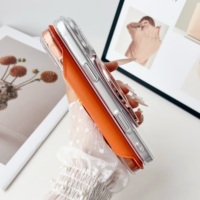 Étui portefeuille magnétique à chargement sans fil avec support et porte-cartes transparent en TPU pour iPhone 12 13 14 15 16 17 18 Pro Max