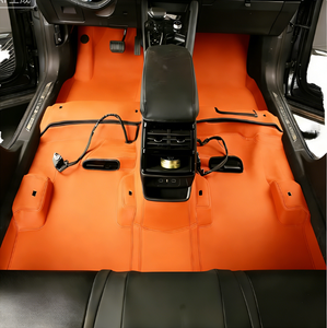 OEM ODM Tapis <span class=keywords><strong>de</strong></span> sol <span class=keywords><strong>de</strong></span> voiture 3D personnalisés en cuir imperméable, résistants à l'usure, antidérapants, épaisseur 20 mm, luxe, 5 pièces, pour BYD Land Land Cruiser - Product Image 3